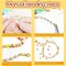 12220 pieces Clay Beads Clay Bead Bracelet Kit, 96 Colors Beads 6mm Flat Round Clay Heishi Beads for Bracelerts with Letter Beads Charm and Elastic Strings Friendship Bracelet Making Kit for Girls